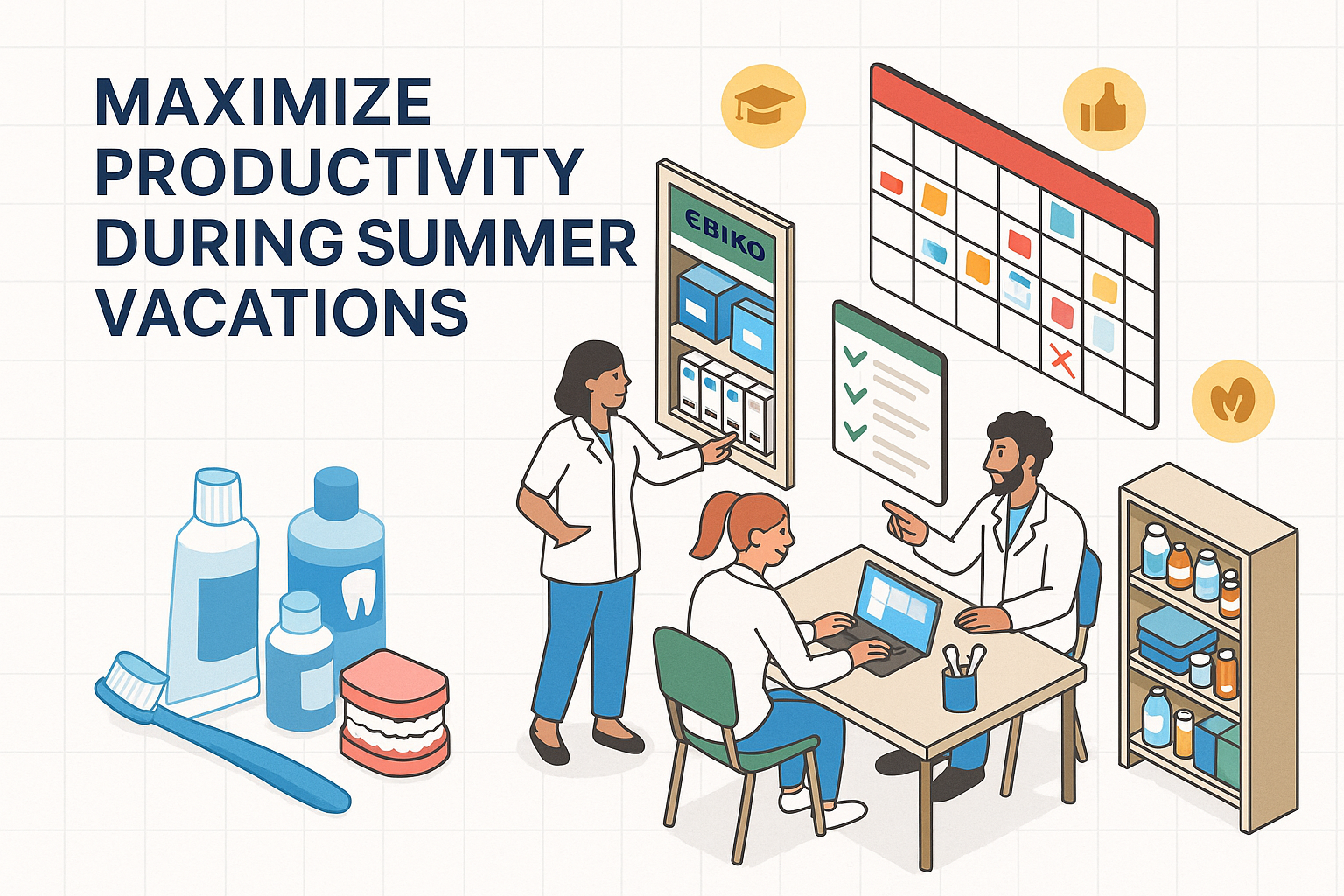 Maximize Your Dental Team's Productivity This Summer! ☀️