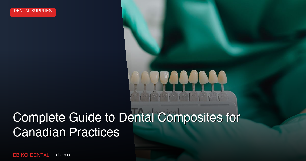 Complete Guide to Dental Composites: Choosing the Right Restorative Material for Your Canadian Practice - EBIKO Dental Blog