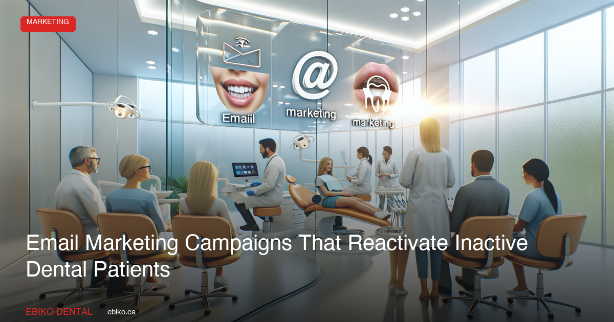 Email Marketing Campaigns That Reactivate Inactive Dental Patients - EBIKO Dental Blog