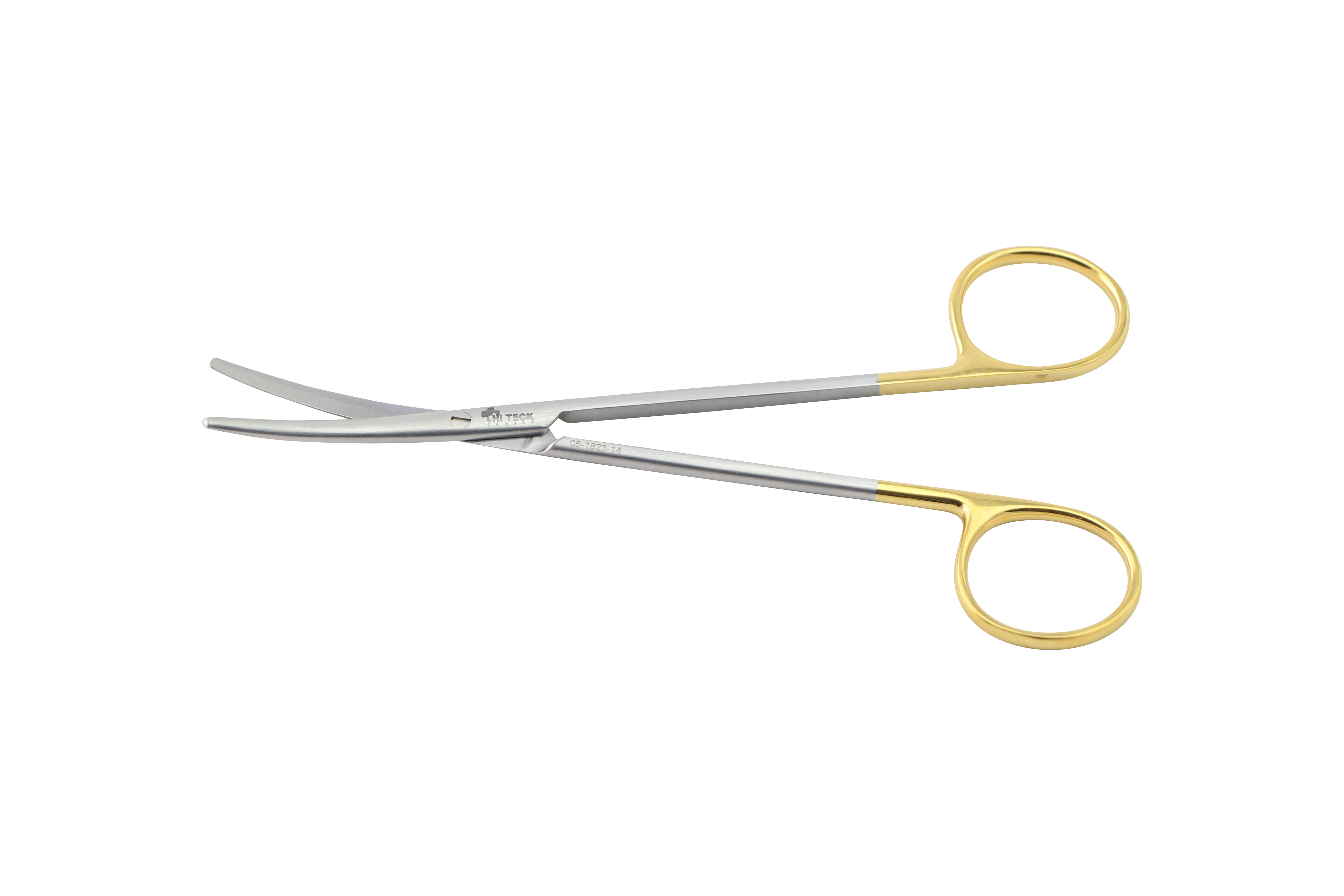 HiTeck Metzenbaum Fine (Delicate) Scissor, Curved, Blunt, Tungsten Carbide, 14.5CM - HiTeck Medical Instruments