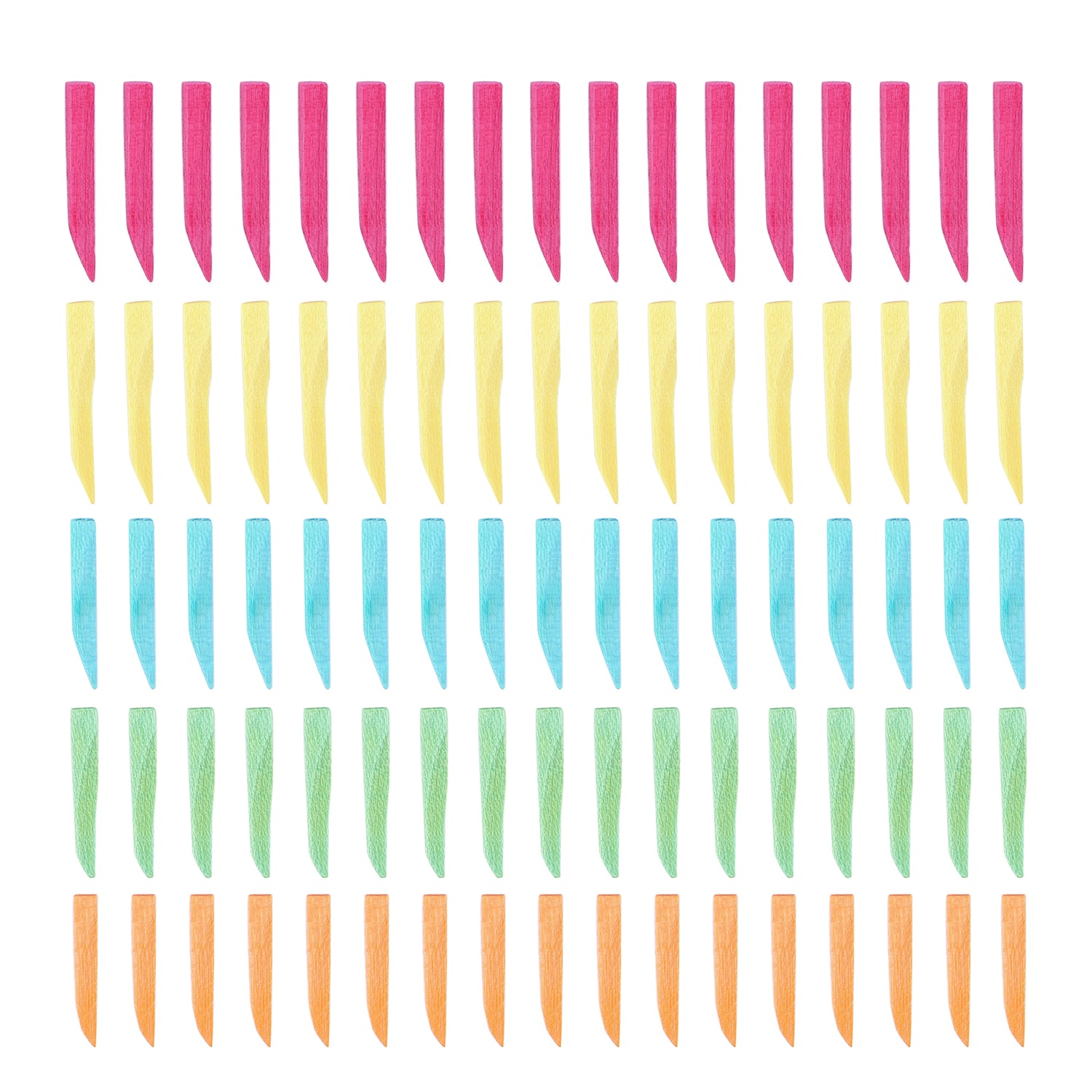 Eco-Friendly Wooden Wedges – 100 pcs/bottle