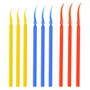 Dental Wedge - Long Handle Plastic Wedges – 100 pcs/bag