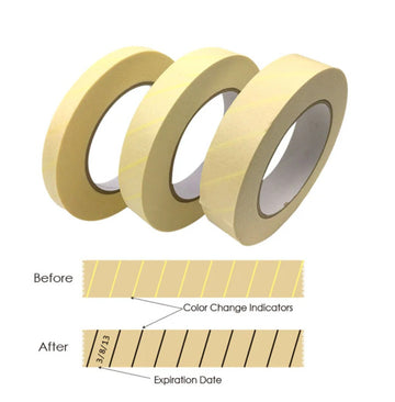 Autoclave Sterilization Tape - 3 Sizes - 1/pk