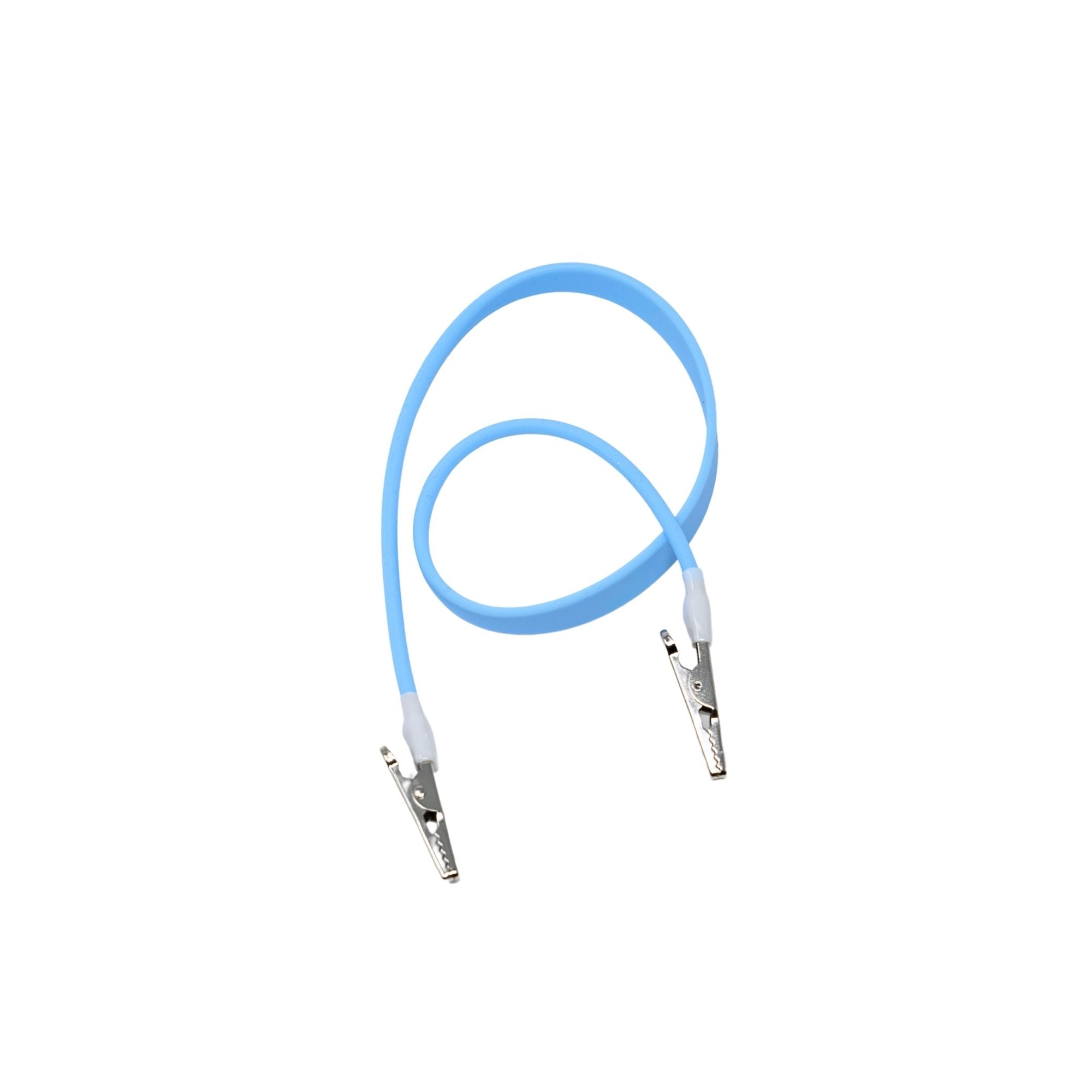 Silicon Bib Holder Autoclavable Flat Style blue color