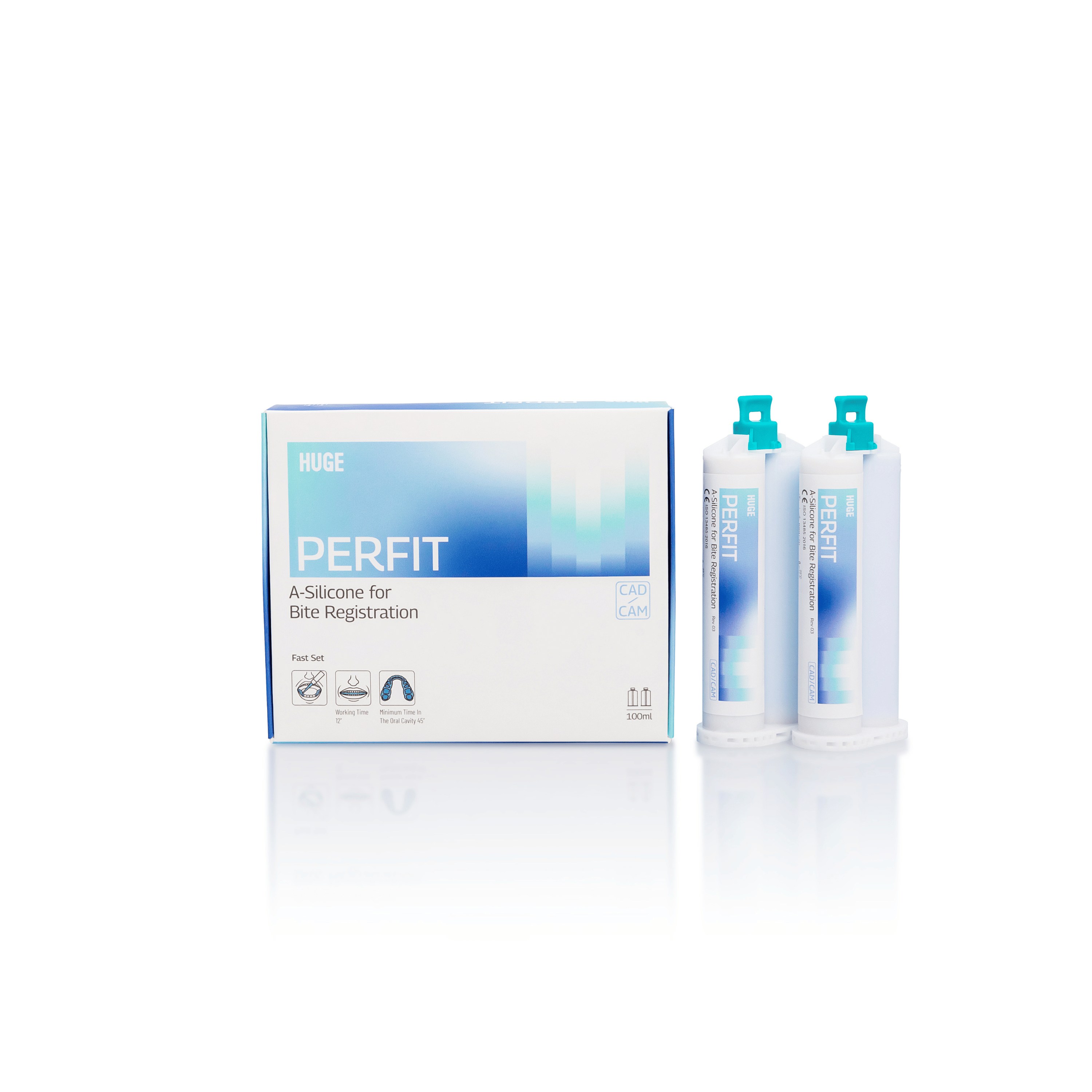 PERFIT BiteRegistration packaging and bottles on a white background