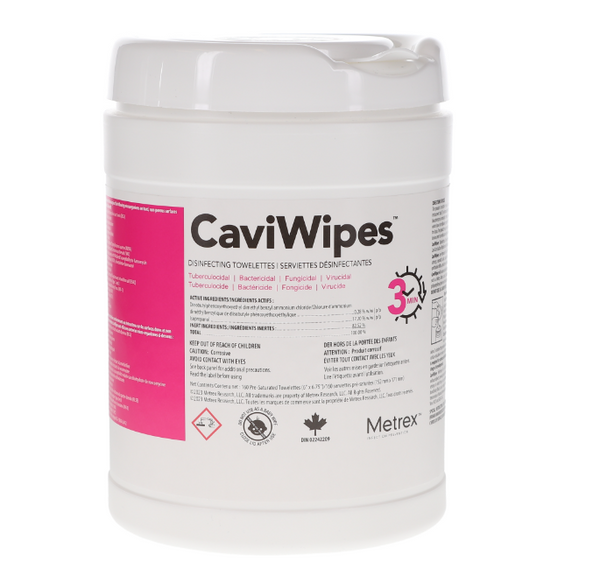 caviwipes surface disinfectant wipes 160 wipes per can kills bacteria in 3 minutes