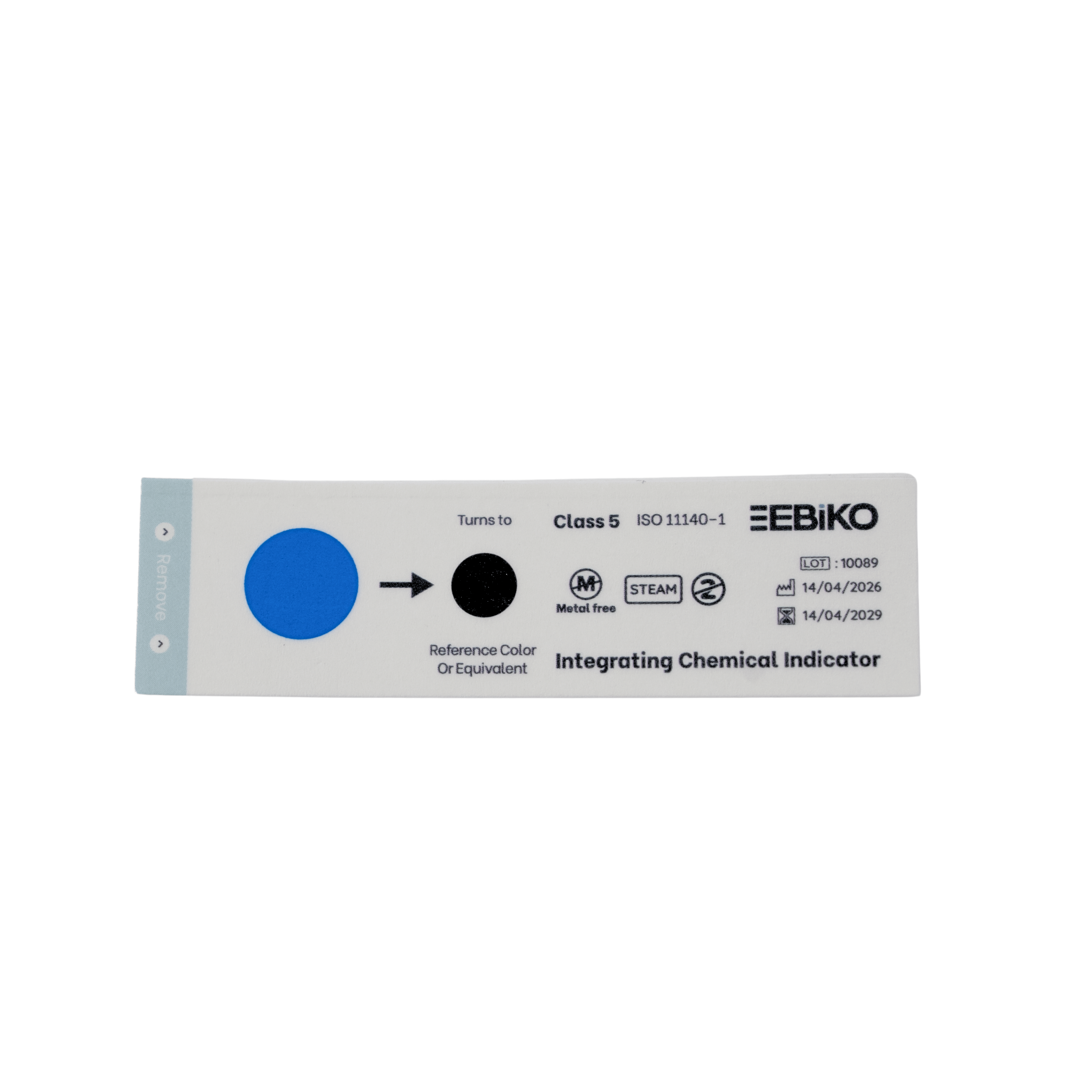 Class 5 Chemical Indicator Adhesive Labels – 200/pk – SKU EBK03025 | EBIKO Dental