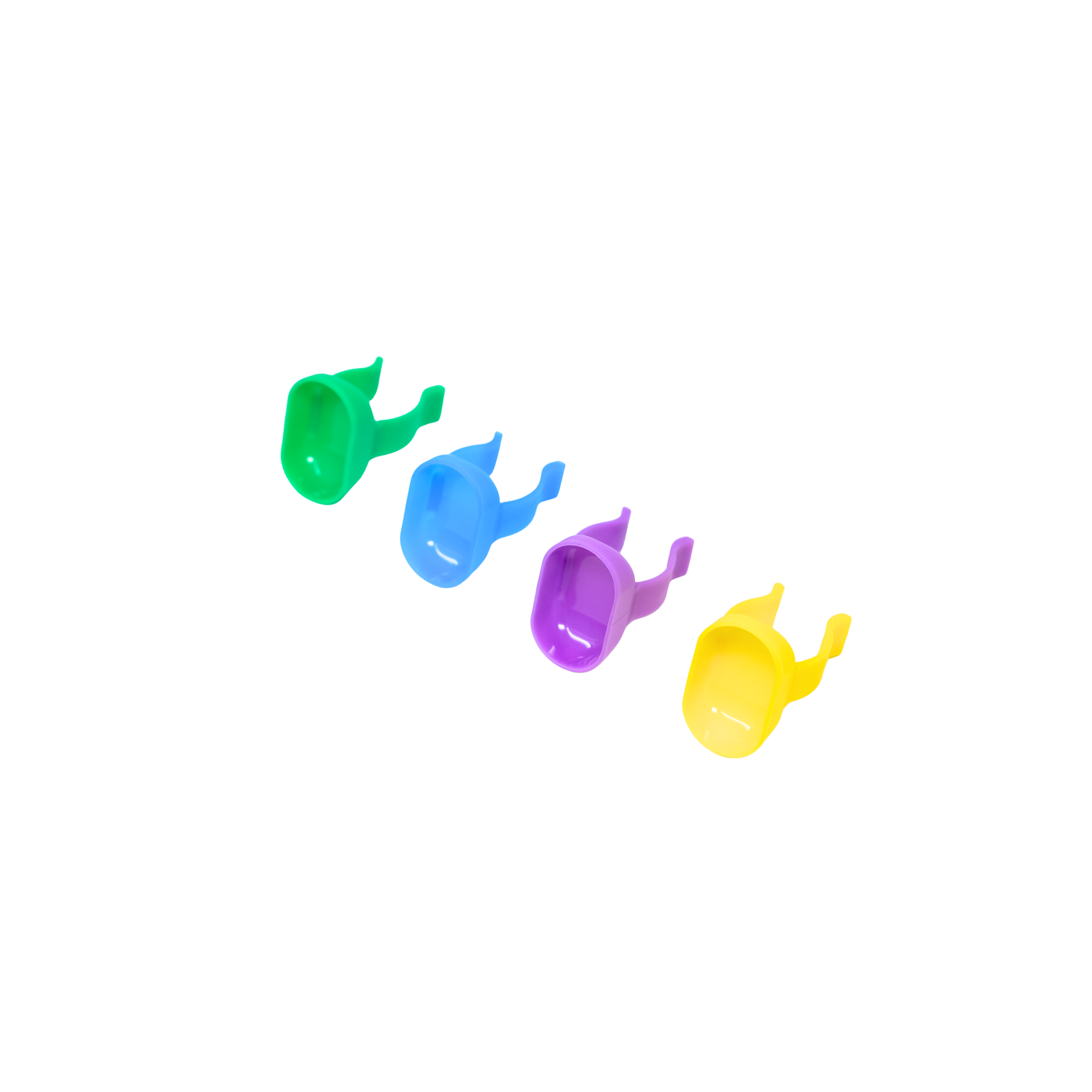 Ebiko disposable prophy rings dental mixing rings assorted colors 200 pack