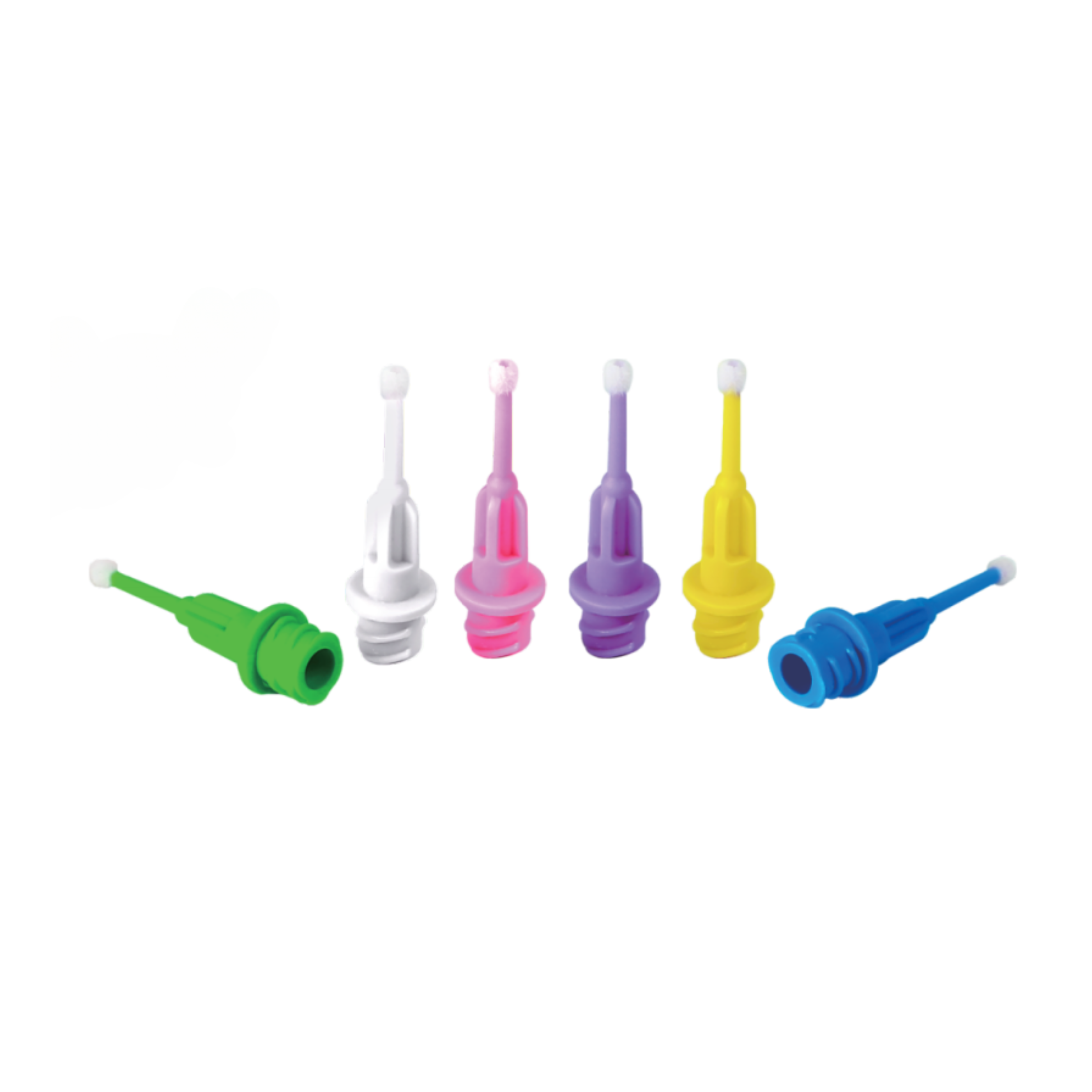 gentflow dispensing tips dental composite mixing tips 40 box assorted colors