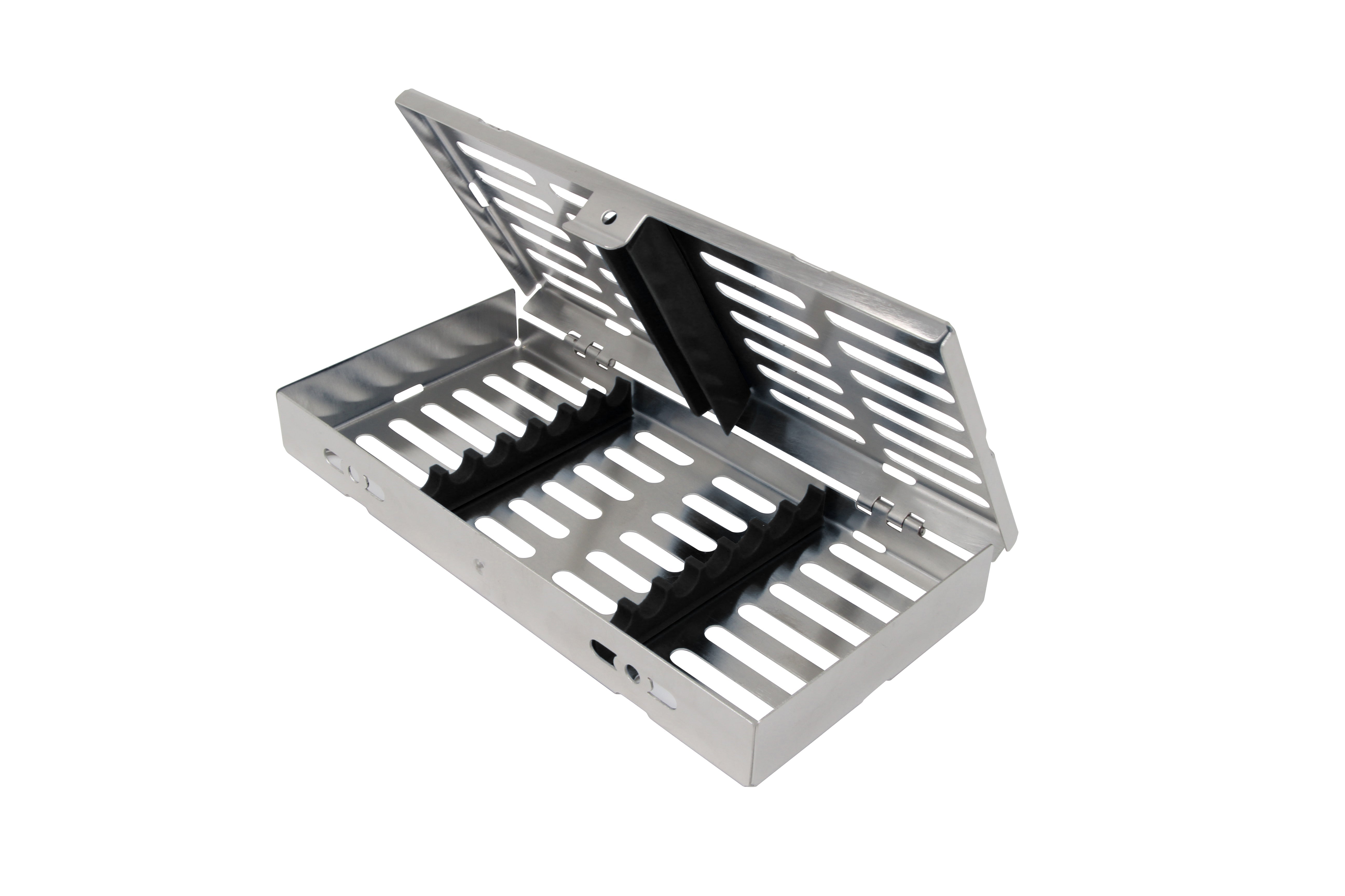 Sterilization Cassette for 7 Instruments - 180x90x22, W/O Lock, Non Detatchable - HiTeck Medical Instruments