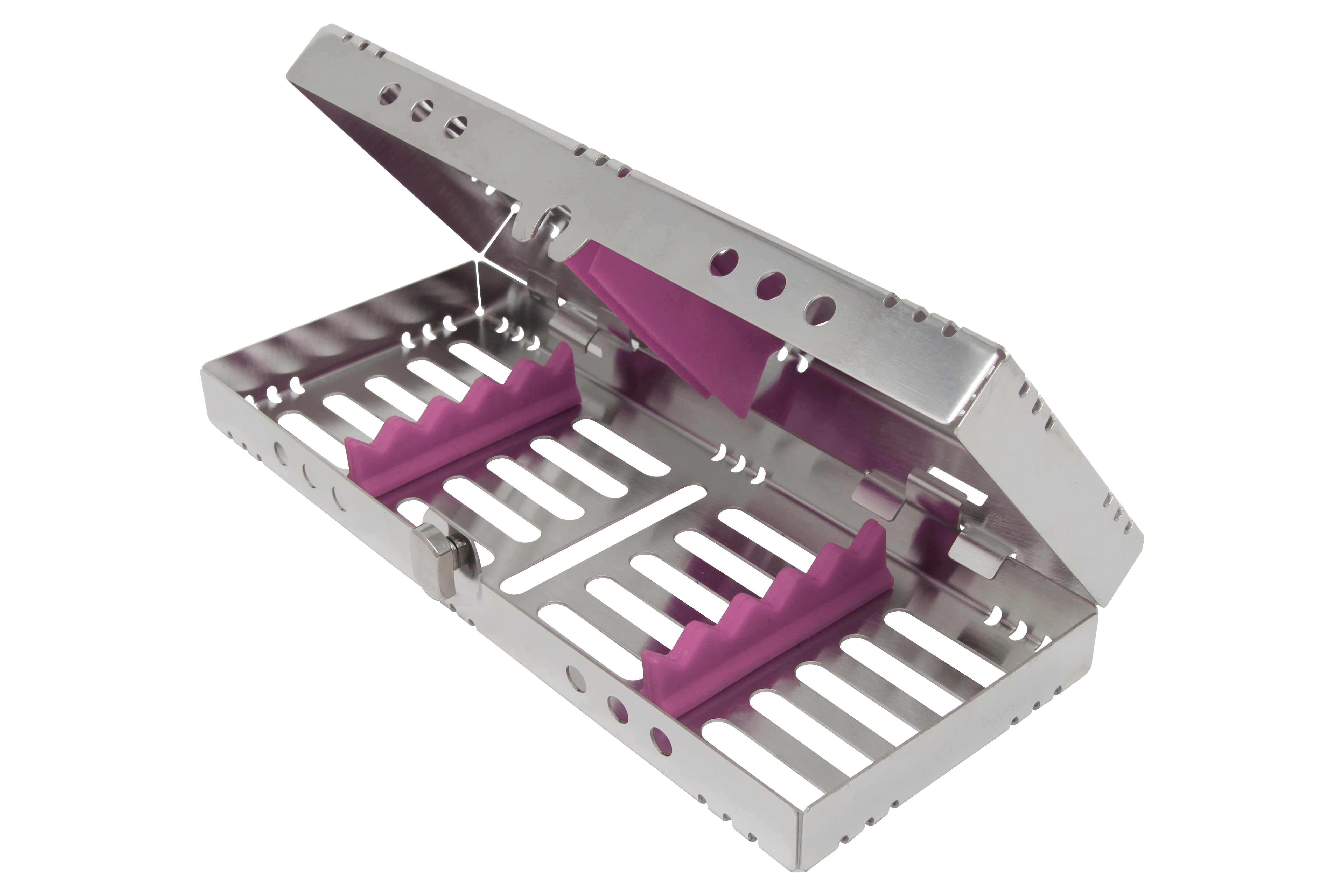 Sterilization Cassette for 5 Instruments - 200x80x32, Detachable - HiTeck Medical Instruments