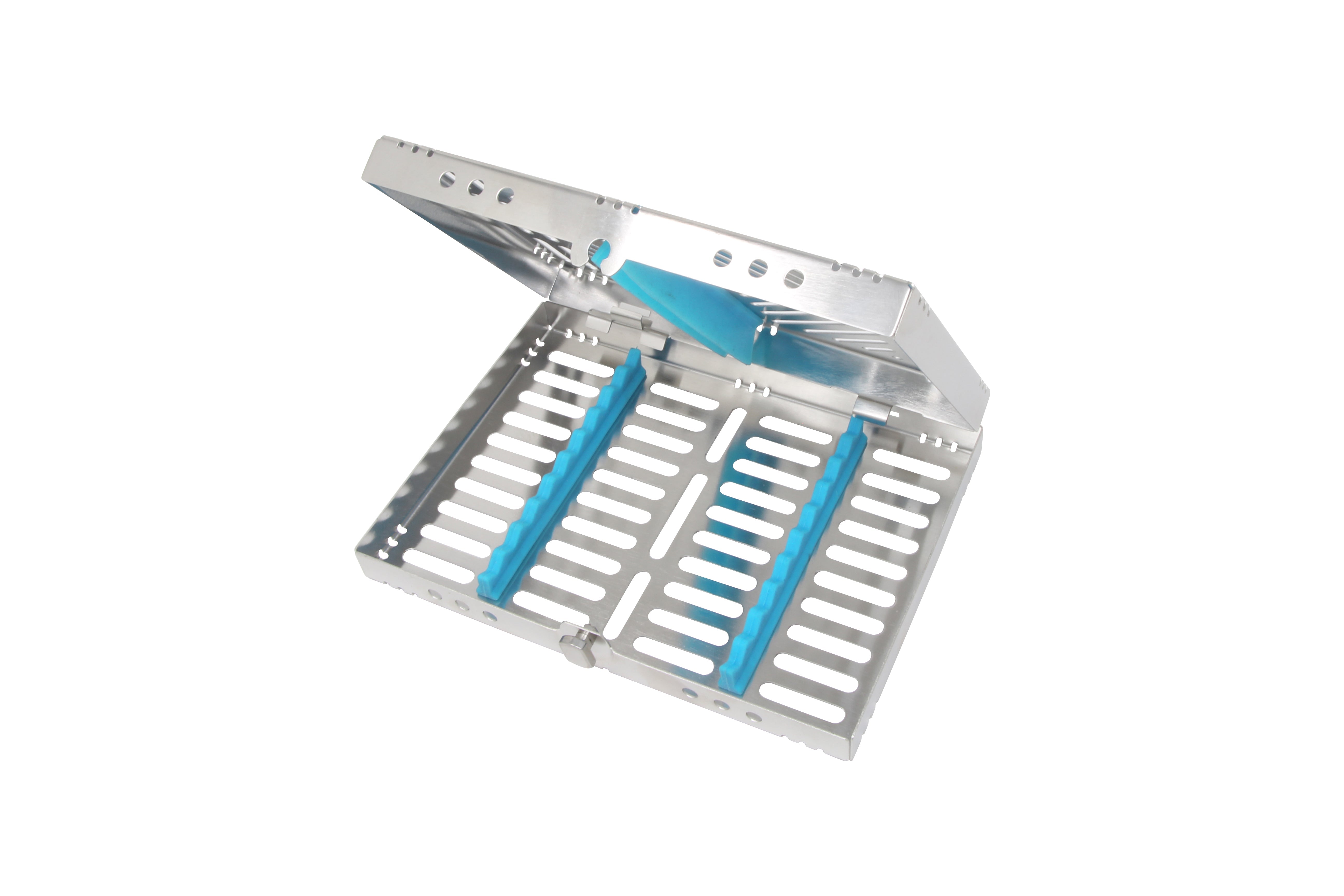 Sterilization Cassette for 10 Instruments - 200x145x32, Detachable - HiTeck Medical Instruments