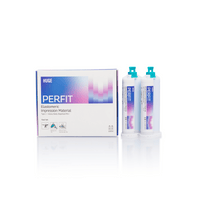 PERFIT Heavy Body Dispenser-Mix Elastomeric Impression Material - 50 mL × 2 Cartridges