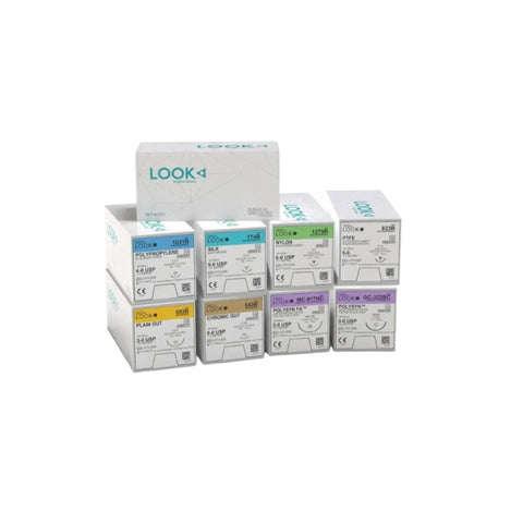 LOOK Surgical Sutures – Silk Gut - 12/Box