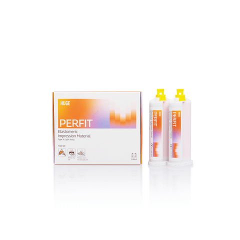 PERFIT Light Body Elastomeric Impression Material – Normal Set or Fast Set, 50 mL × 2 Cartridges