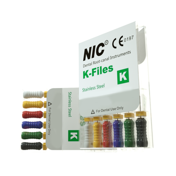 NIC Hand K-File Stainless Steel 6/Pk