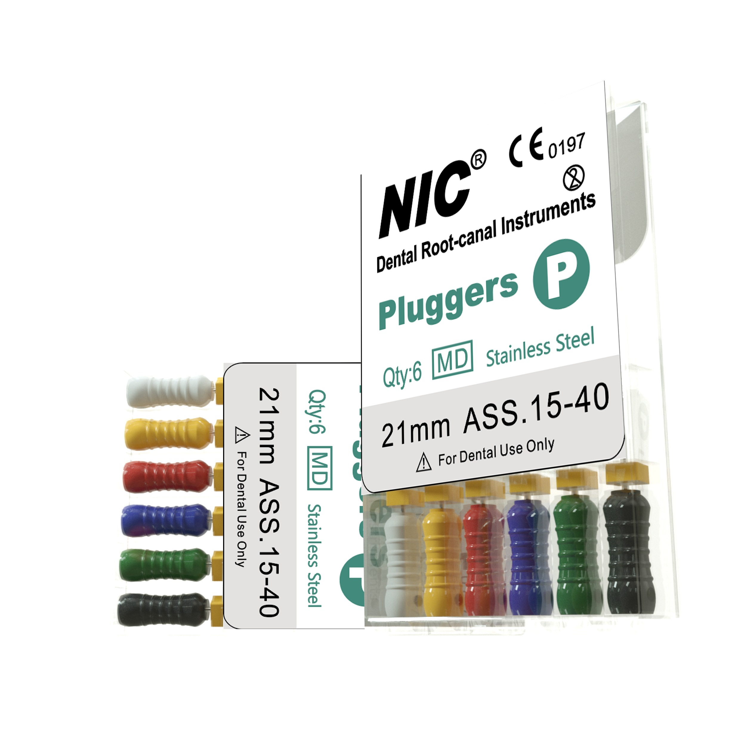 NIC Plugger File Stainless Steel 6/Pk