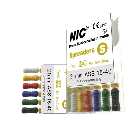 NIC Spreader File Stainless Steel 6/pk