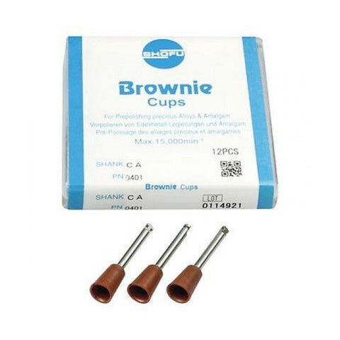 Shofu Brownee Silicone Pre-Polishers – FG (Friction Grip) 12/Pk