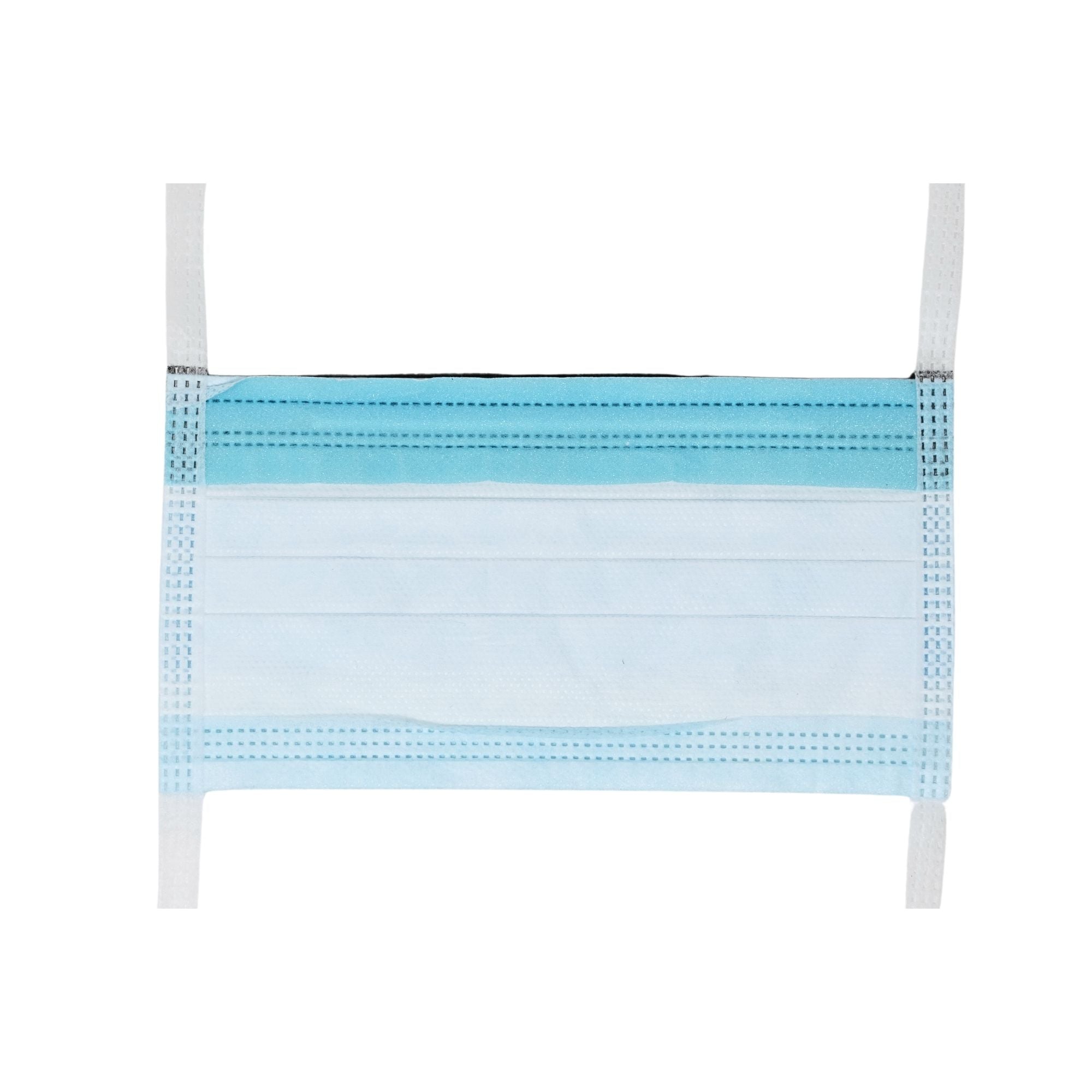 Anti-fog surgical mask tie-on design blue disposable medical face mask with enhanced breathability and fog reduction