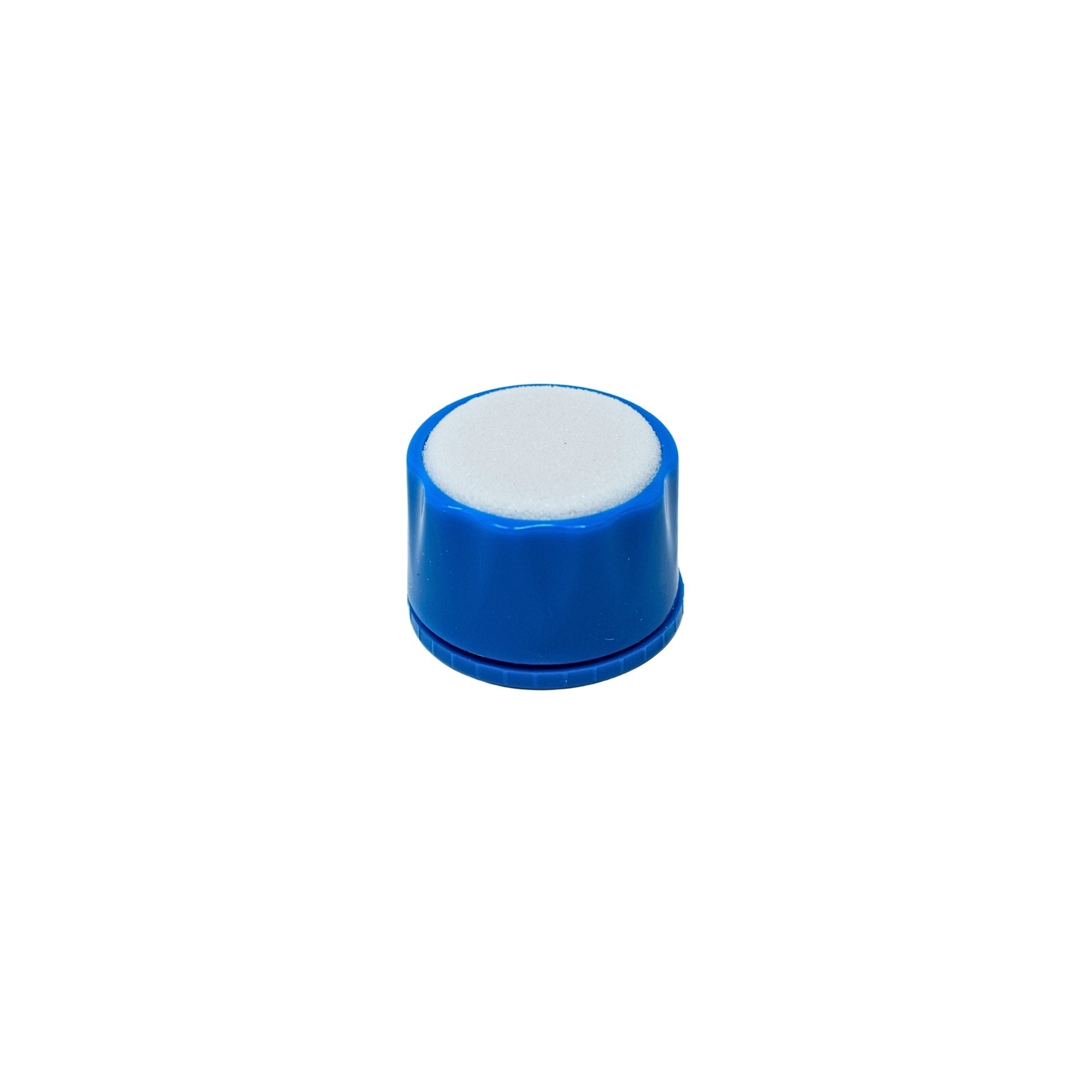Blue autoclavable endo clean stand small size in round style with foam insert holding endodontic files