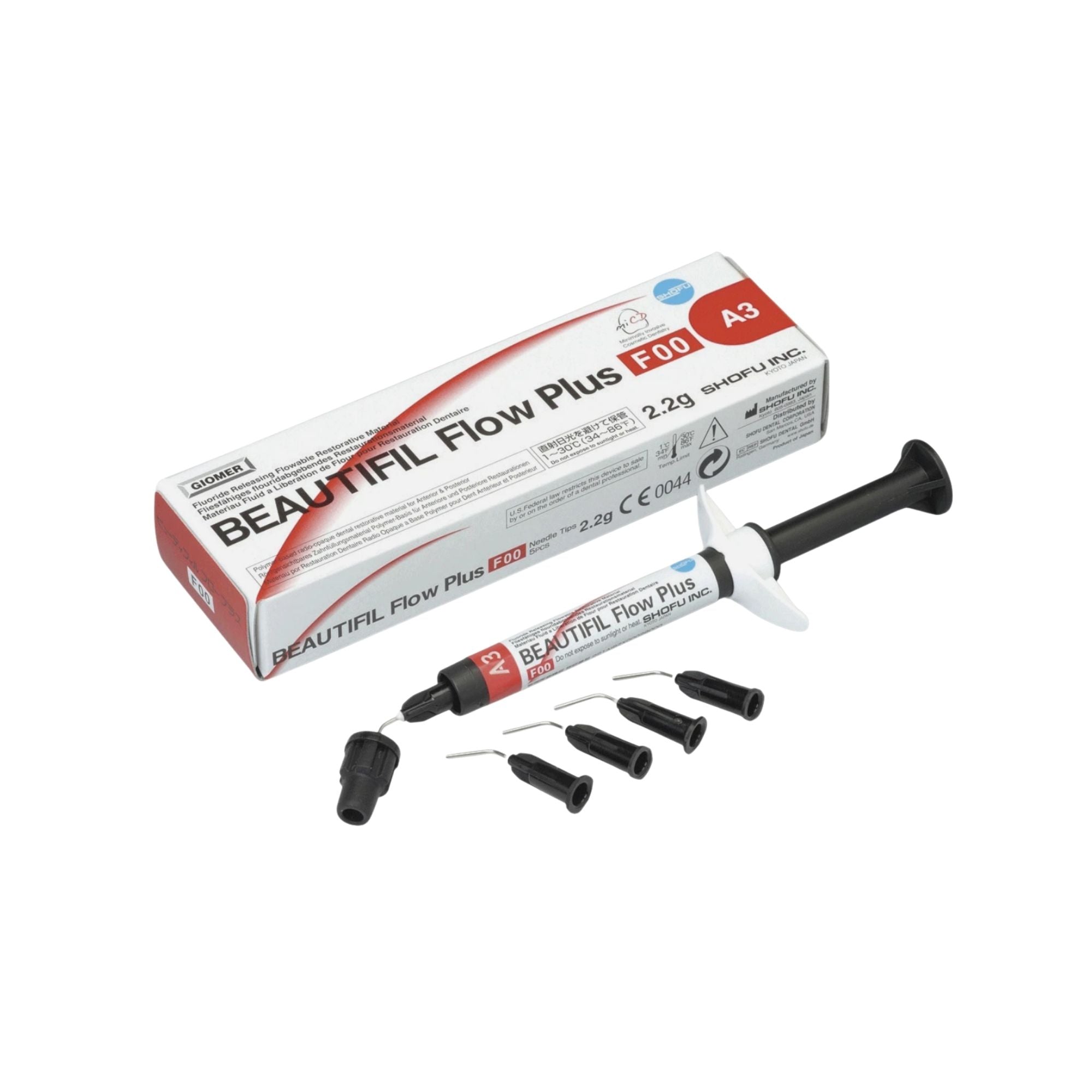 beautifil flow plus f00 flowable composite syringe