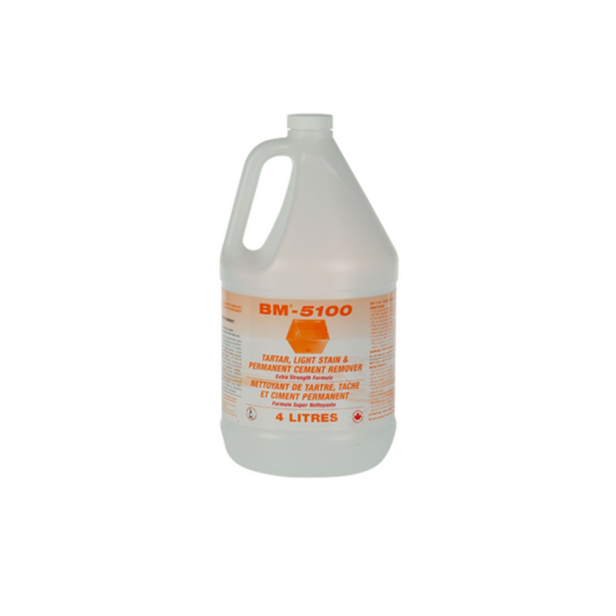 bm 5100 tartar and stain remover 4 litre bottle