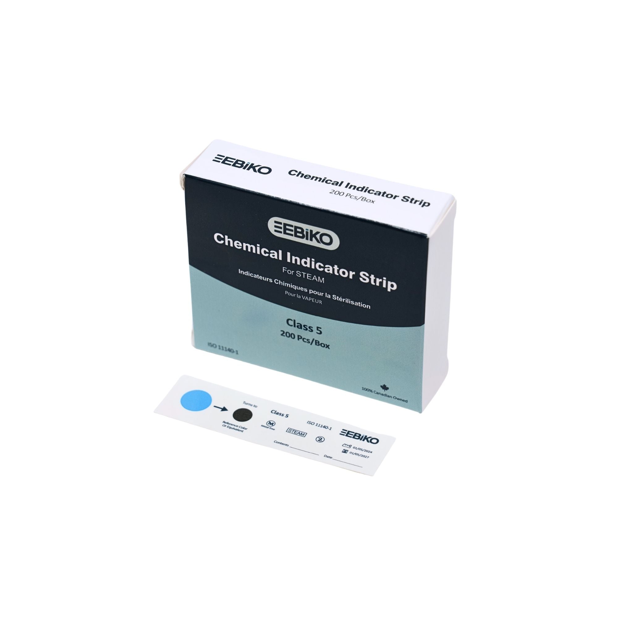 chemical integrator indicator class 5 for steam sterilization 200 per pack