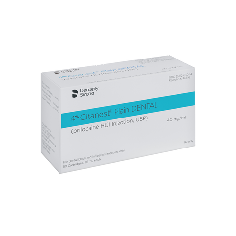 Astra Citanest Plain 4% Prilocaine Hydrochloride Injection USP – 50/Box