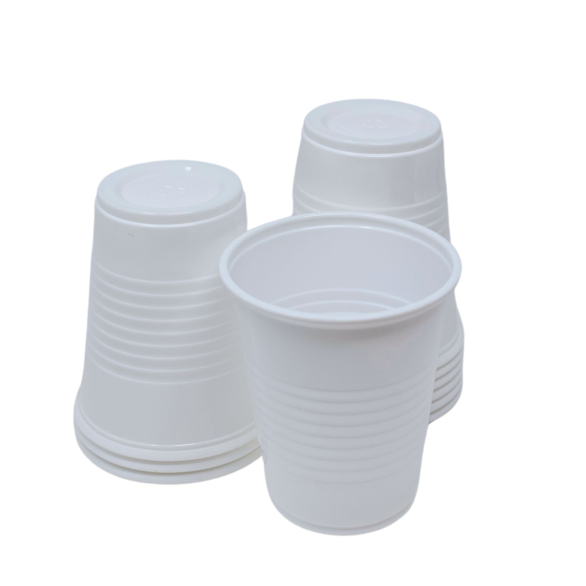 Dental Disposable Plastic Cup white color for single use in dental and medical settings
