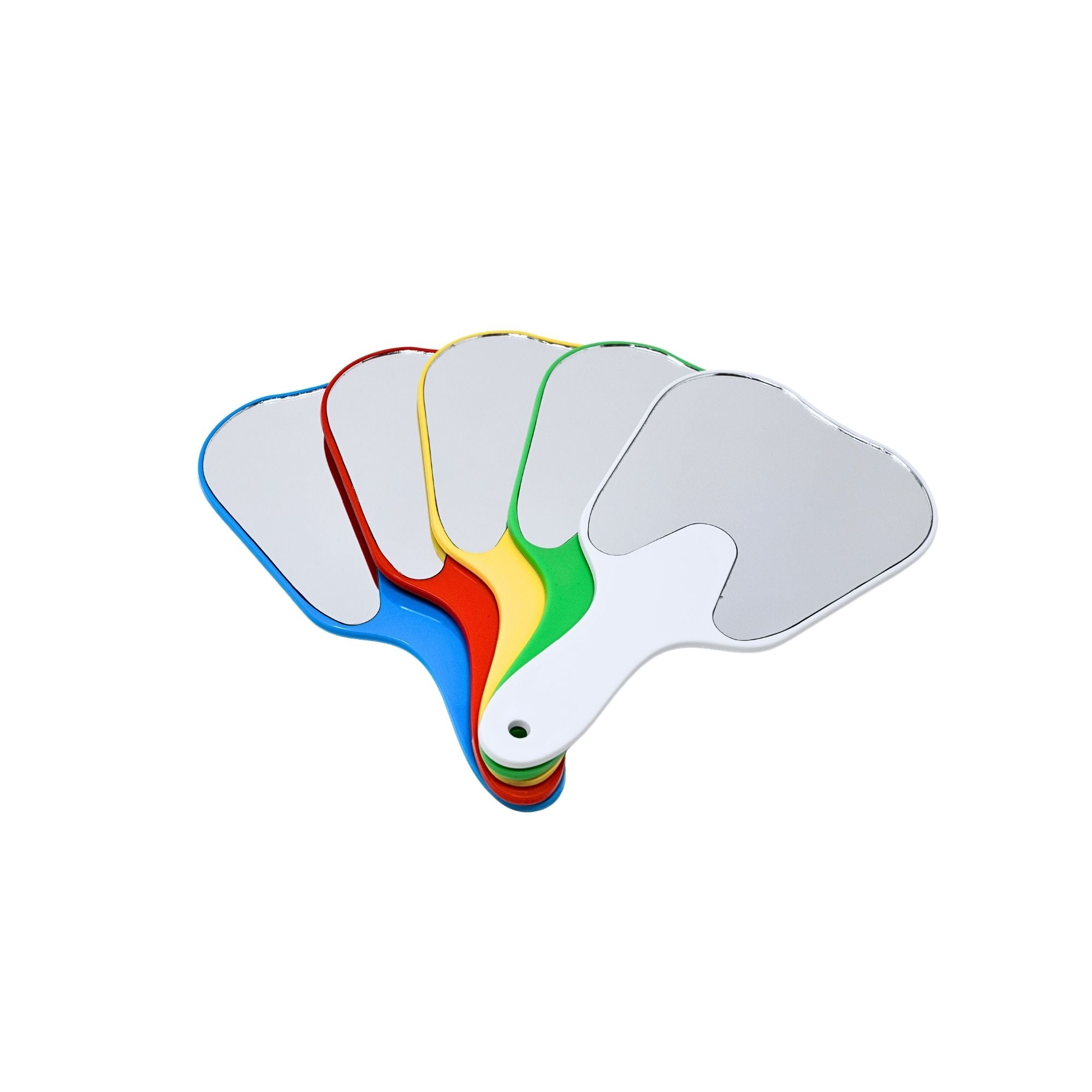 Dental Hand Mirror in blue green red white or yellow 1 per pack perfect for dental professional use