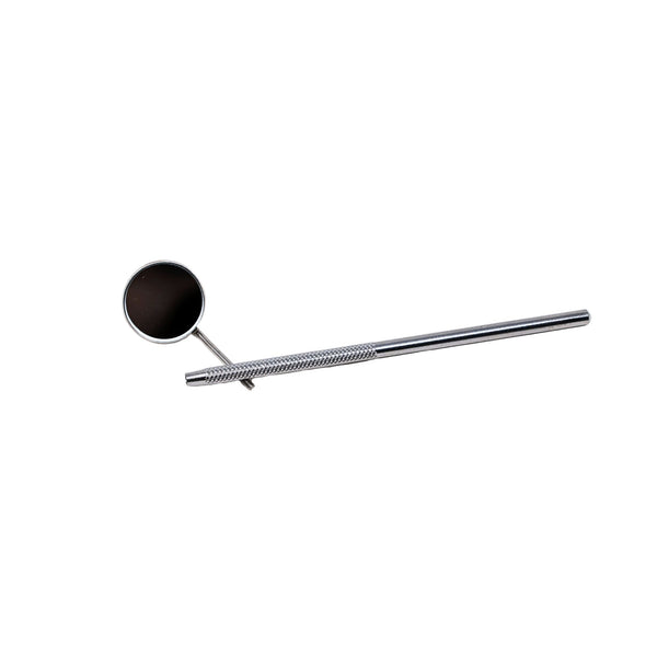 Simple stem dental mirror handle stainless steel compatible with mirror heads
