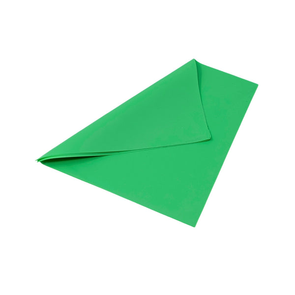 Dental rubber dam green available in 5x5 and 6x6 inches with thin medium and heavy thickness options