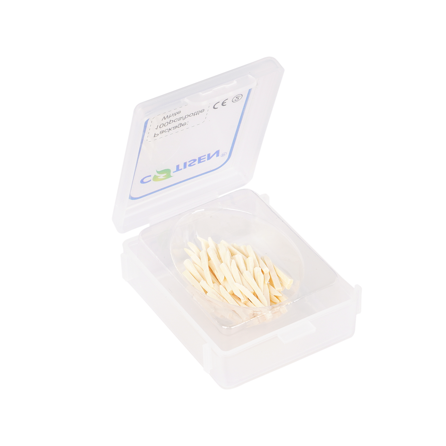 Eco-Friendly Wooden Wedges – 100 pcs/bottle