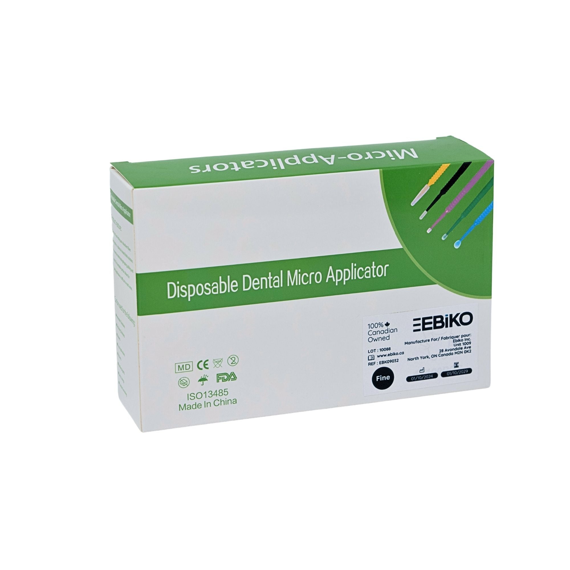 Disposable Micro Applicators Microbrush package details