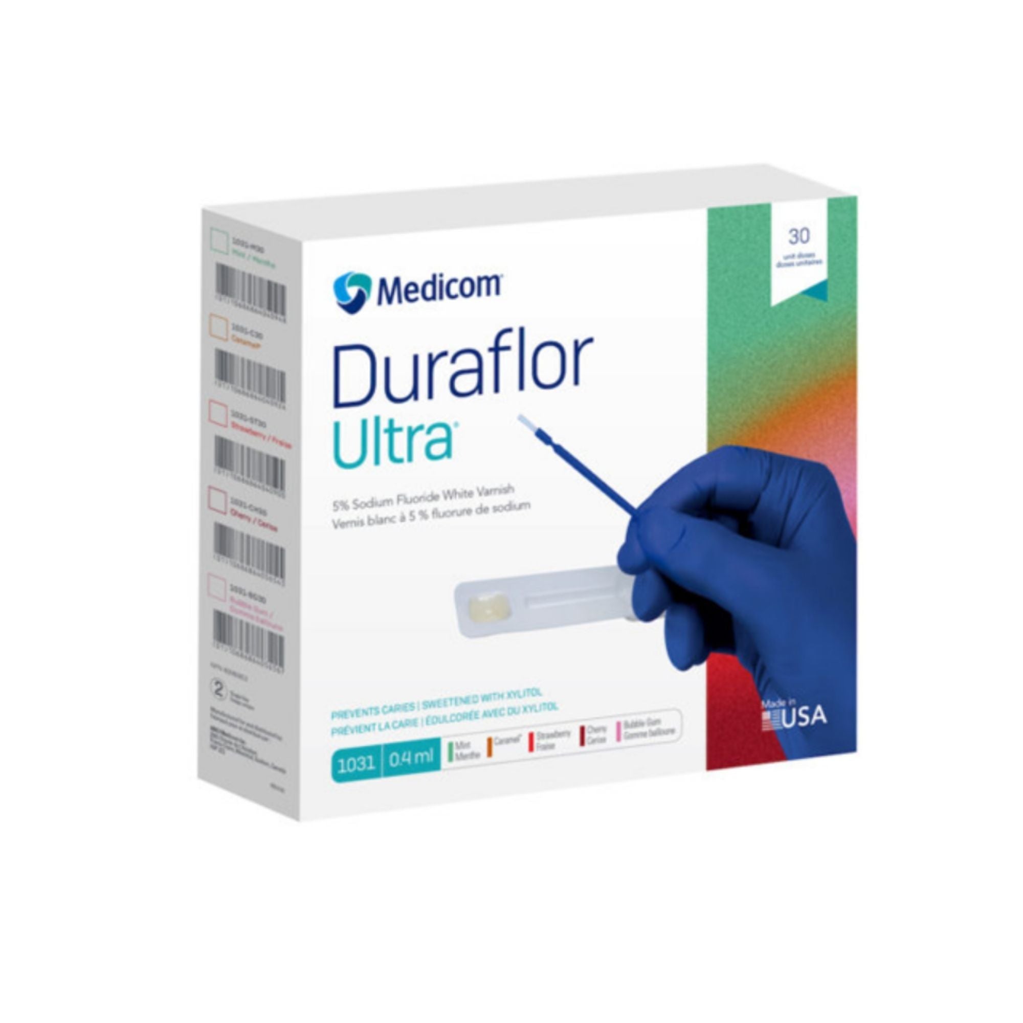 duraflor ultra fluoride varnish mint 0.4ml unidose box of 30