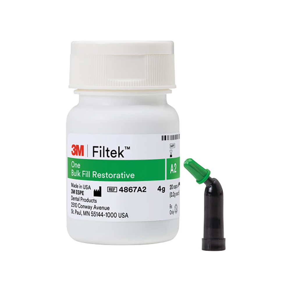 3M Filtek One Bulk Fill Restorative Capsules 0.2g 20/Pk | EBIKO Dental