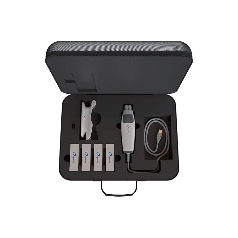 Eighteeth Helios Intraoral Scanner — Helios 500 kit contents in carry case with spare tips