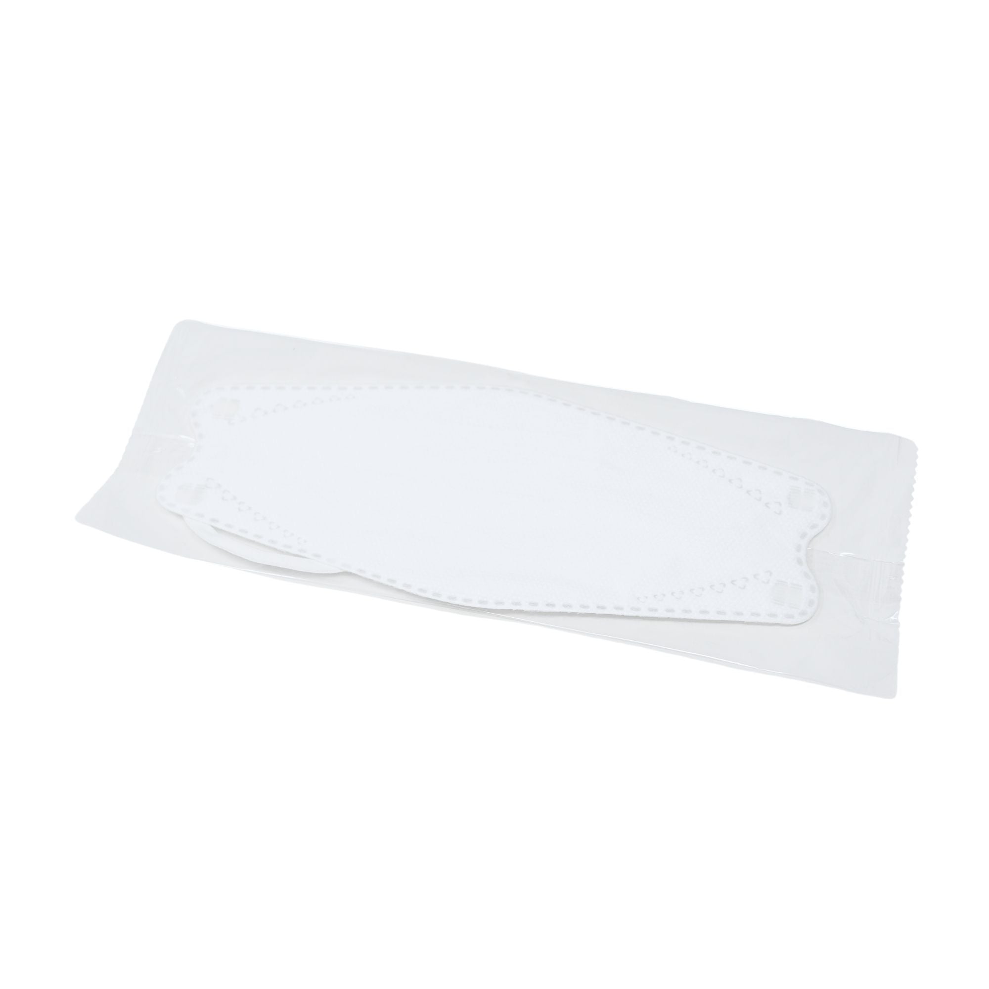Individually sealed KF94 face mask white 3-layer high-filtration disposable protective mask for hygiene and safety