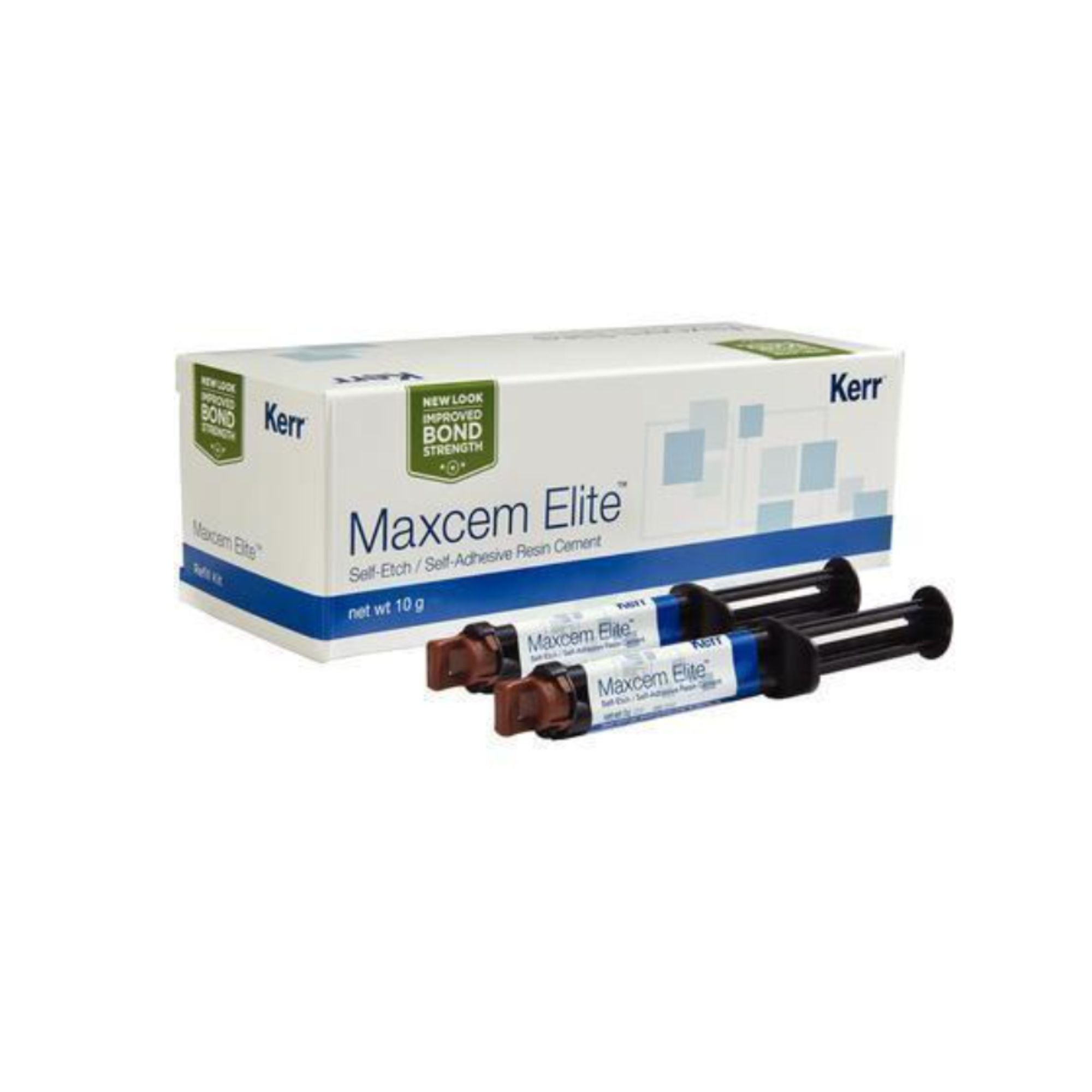 maxcem elite resin cement refill clear shade 5g x 2 syringes
