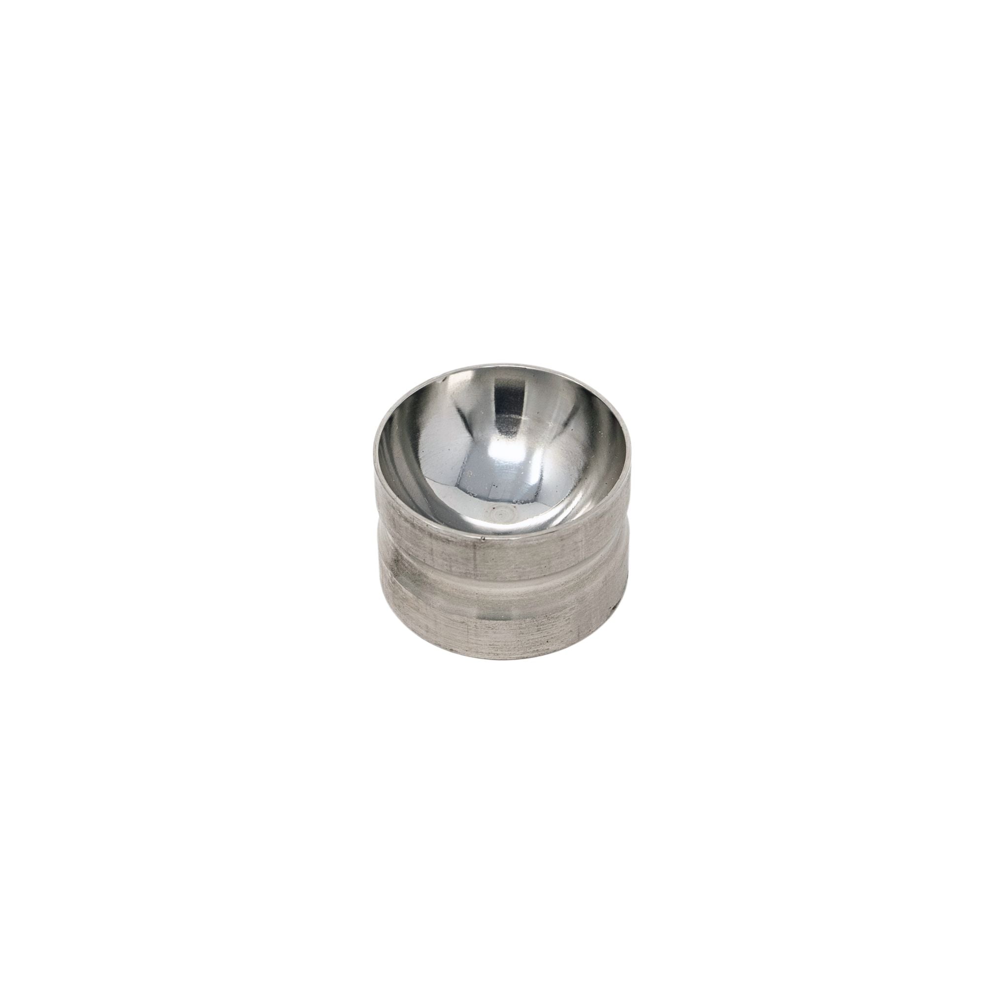 Medium stainless steel amalgam well designed for precise holding and mixing of dental amalgam during procedures compact and durable for professional use