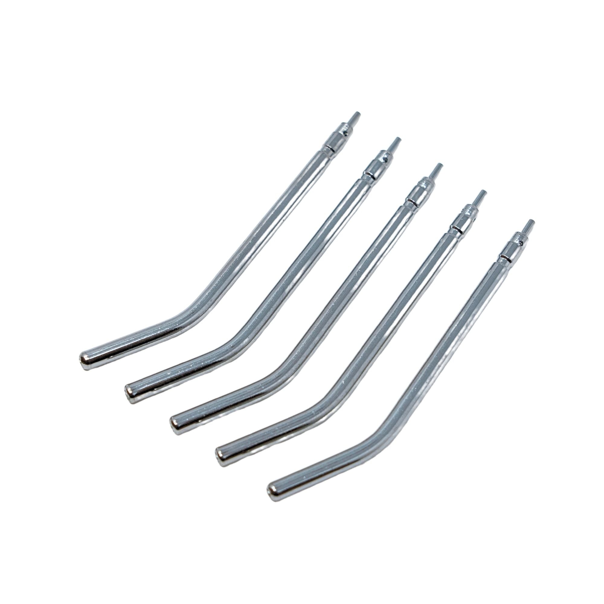 Metal air water syringe tips durable autoclavable dental nozzles for precision irrigation and drying in dental procedures