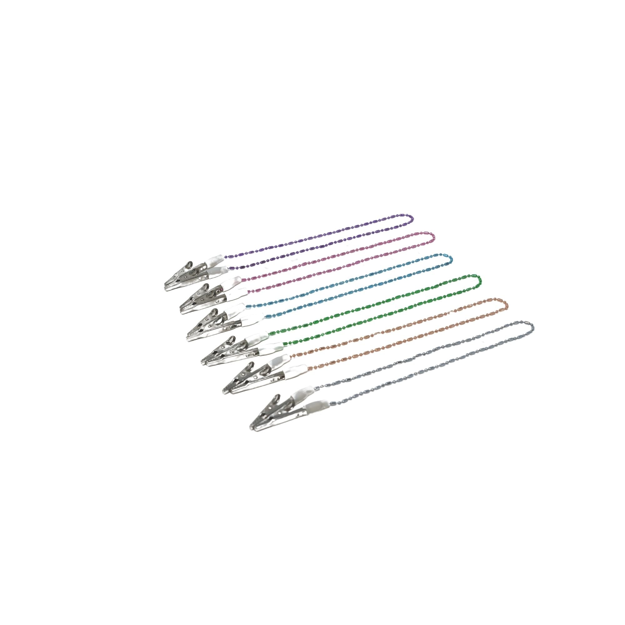 Metal bib chain holder autoclavable 3 per pack