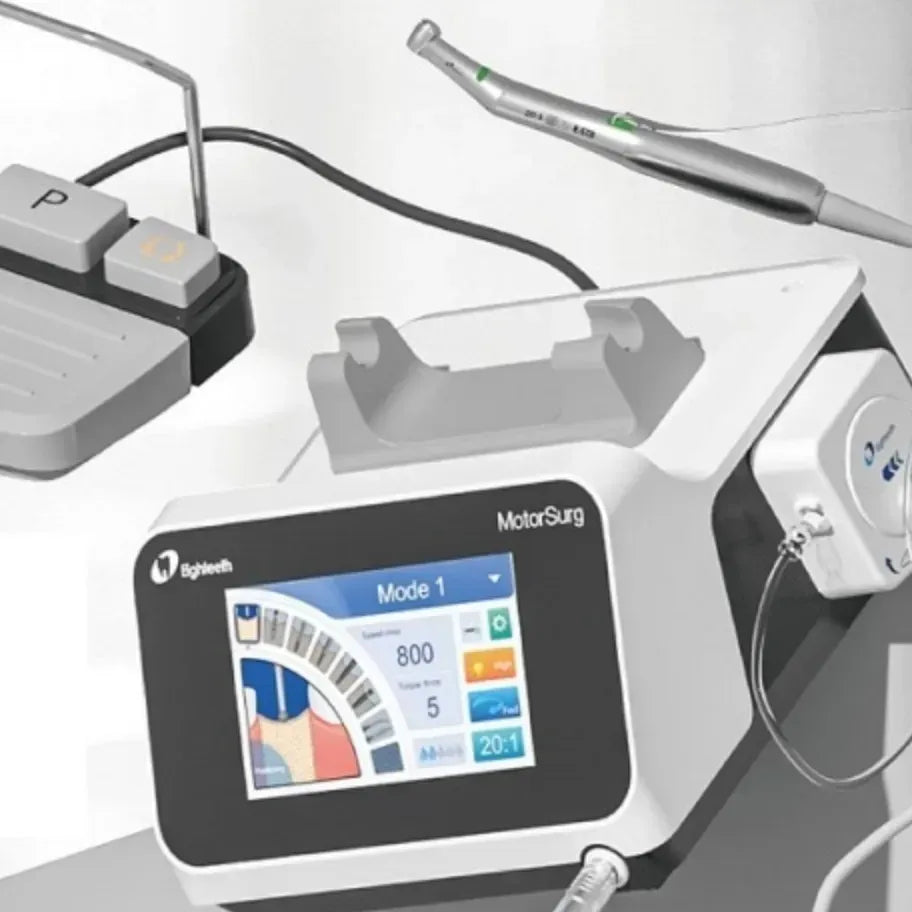 Eighteeth MotorSurg Implant Surgery Motor — MotorSurg control unit with colour touchscreen