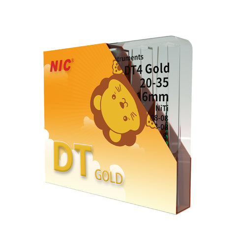 NIC DT Gold Pediatric Rotary Files NiTi 6/Pk