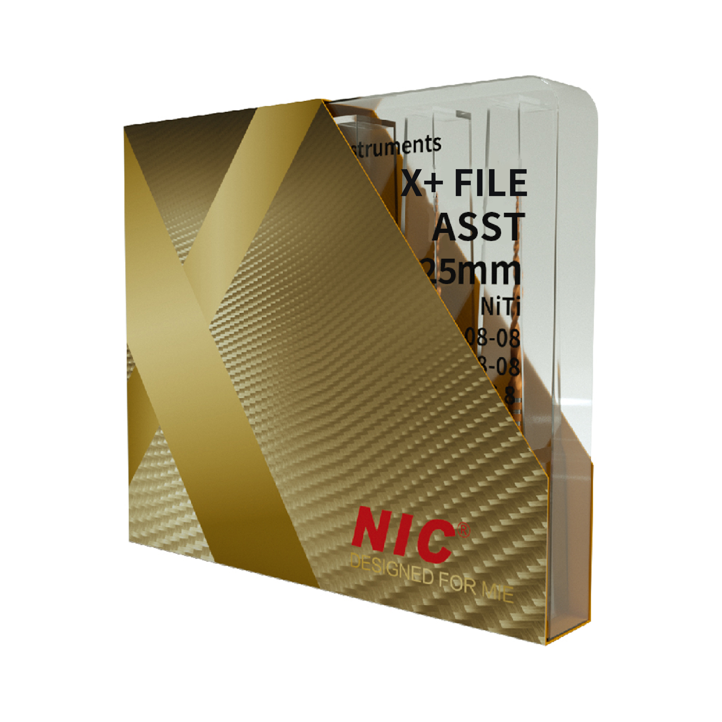 NIC X+ Rotary Files NiTi Heat-Treated 6/Pk | EBIKO Dental