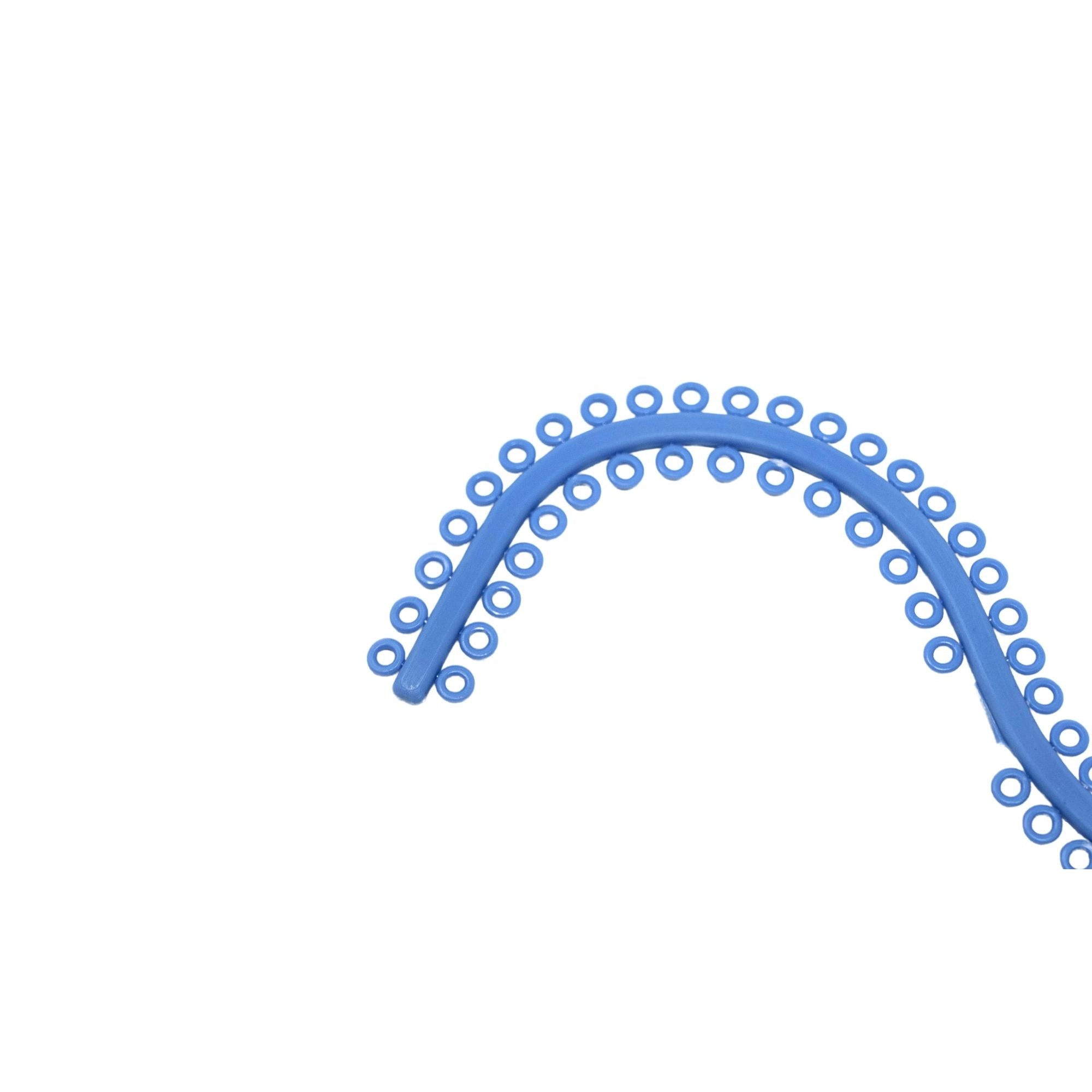 Orthodontic Elastic Rubber Bands Continuous Chain for Braces and Orthodontic Treatment Flexible and Durable Close Up View