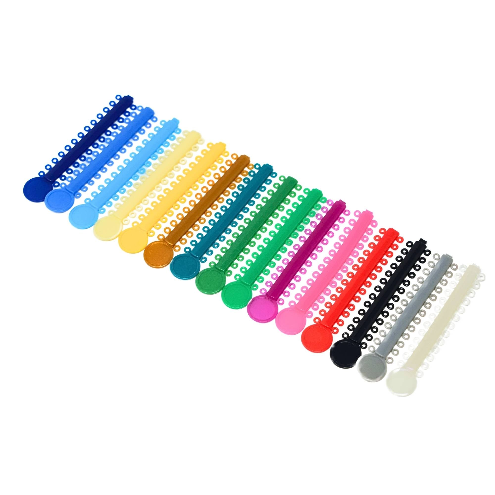 Orthodontic Ligature 26 Ties Multi Color Elastic Bands for Braces Strong and Flexible