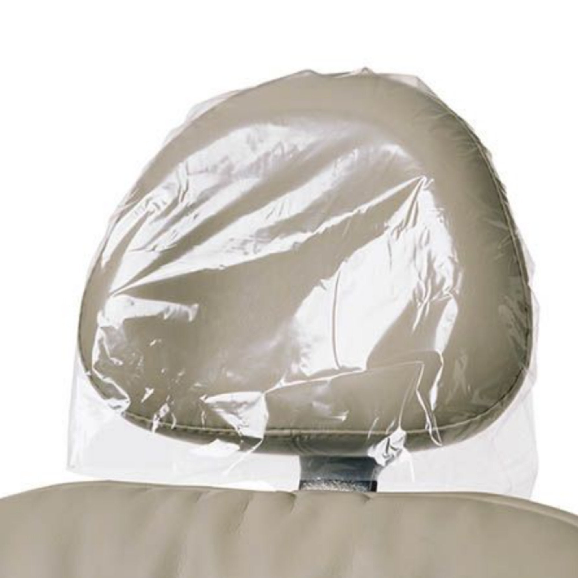 Plastic headrest cover for dental chair 250 pack disposable 10x11 and 10x14 size available