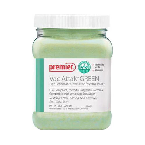 Premier VAC ATTAK™ GREEN High Performance Evacuation System Cleaner – 800 g Jar